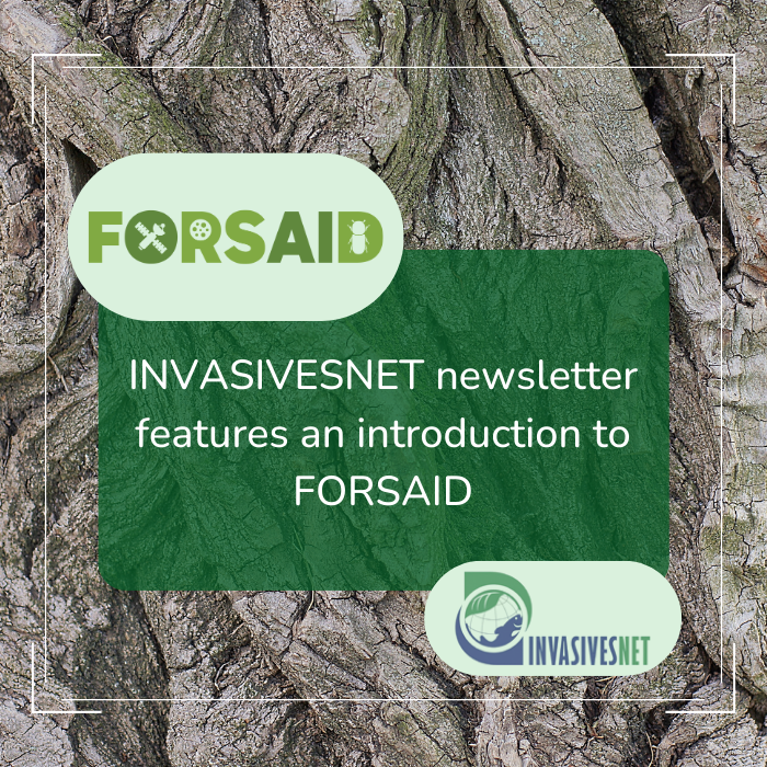 Latest INVASIVESNET newsletter features an introduction to FORSAID