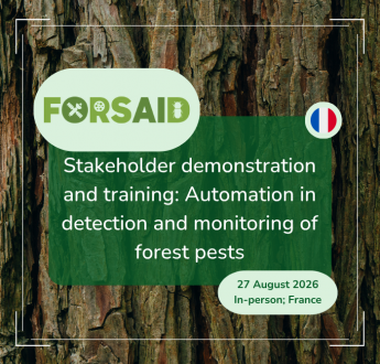The second FORSAID in-person demonstration workshop to take place in France in August 2026