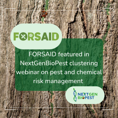 FORSAID joins NextGenBioPest clustering webinar on pest management along with six EU-funded projects